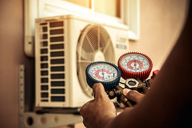 Professional Hvac technician working in King, NC